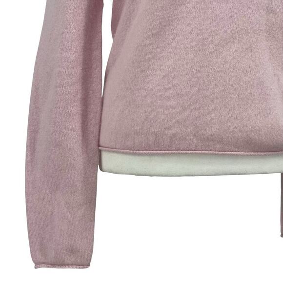 CRUSH. Cashmere Pullover Sweater Crew Neck Light Pink Small 1 - Picture 3 of 7